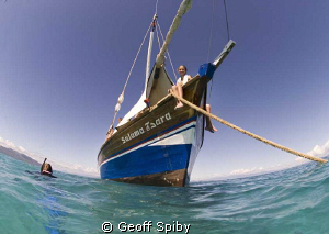 snorkelling from a dhow in Madagascar by Geoff Spiby 